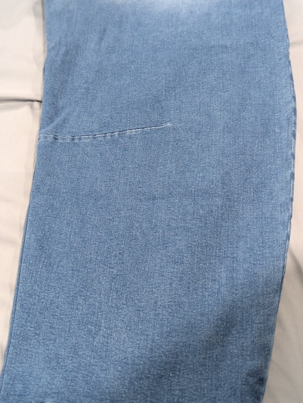 Women’s Size 12 Medium Wash Stretch Barrel Leg Jeans Cropped Denim - Picture 7 of 7